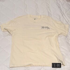 The Way Cream Short Sleeve unisex Tee small